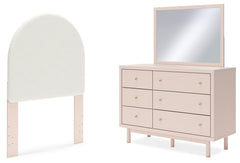 J&M Furniture - Ashley Furniture - Wistenpine Twin Upholstered Panel Headboard, Dresser and Mirror - Twin Upholstered Panel Headboard, Dresser and Mirror - B1323B10