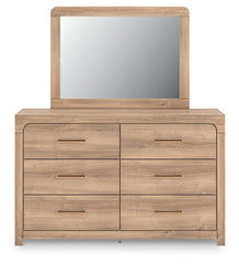 Kinlanni Queen Panel Bed, Dresser, Mirror and Nightstand