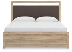 J&M Furniture - Ashley Furniture - Kinlanni King Upholstered Panel Bed - King Upholstered Panel Bed - PCB1360B15