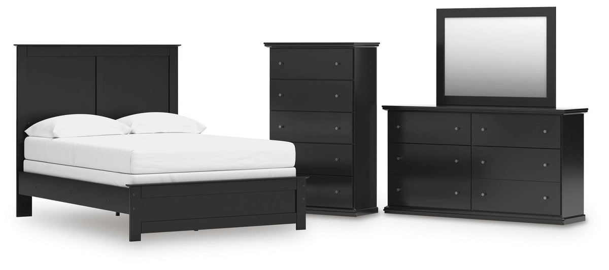 J&M Furniture - Ashley Furniture - Maribel Full Panel Bed, Dresser, Mirror and Chest - Full Panel Bed, Dresser, Mirror and Chest - B138B82