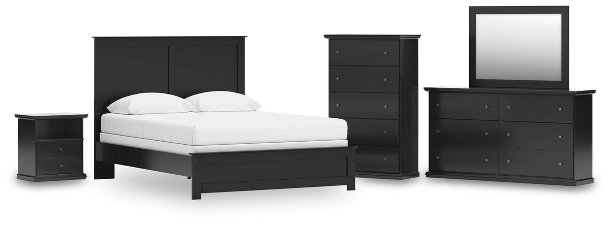 J&M Furniture - Ashley Furniture - Maribel Queen Panel Bed, Dresser, Mirror, Chest and Nightstand - Queen Panel Bed, Dresser, Mirror, Chest and Nightstand - B138B75