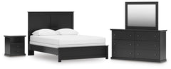 J&M Furniture - Ashley Furniture - Maribel Queen Panel Bed with Dresser, Mirror and Nightstand - Queen Panel Bed with Dresser, Mirror and Nightstand - B138B73