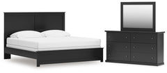 J&M Furniture - Ashley Furniture - Maribel King Panel Bed with Dresser and Mirror - King Panel Bed with Dresser and Mirror - B138B62