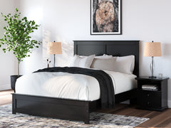 J&M Furniture - Ashley Furniture - Maribel Queen Panel Bed - Queen Panel Bed / Black - B138B53