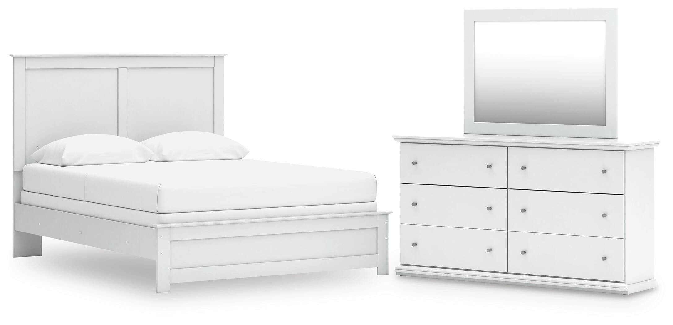 J&M Furniture - Ashley Furniture - Bostwick Shoals Queen Panel Bed, Dresser and Mirror - Queen Panel Bed, Dresser and Mirror - B139B69