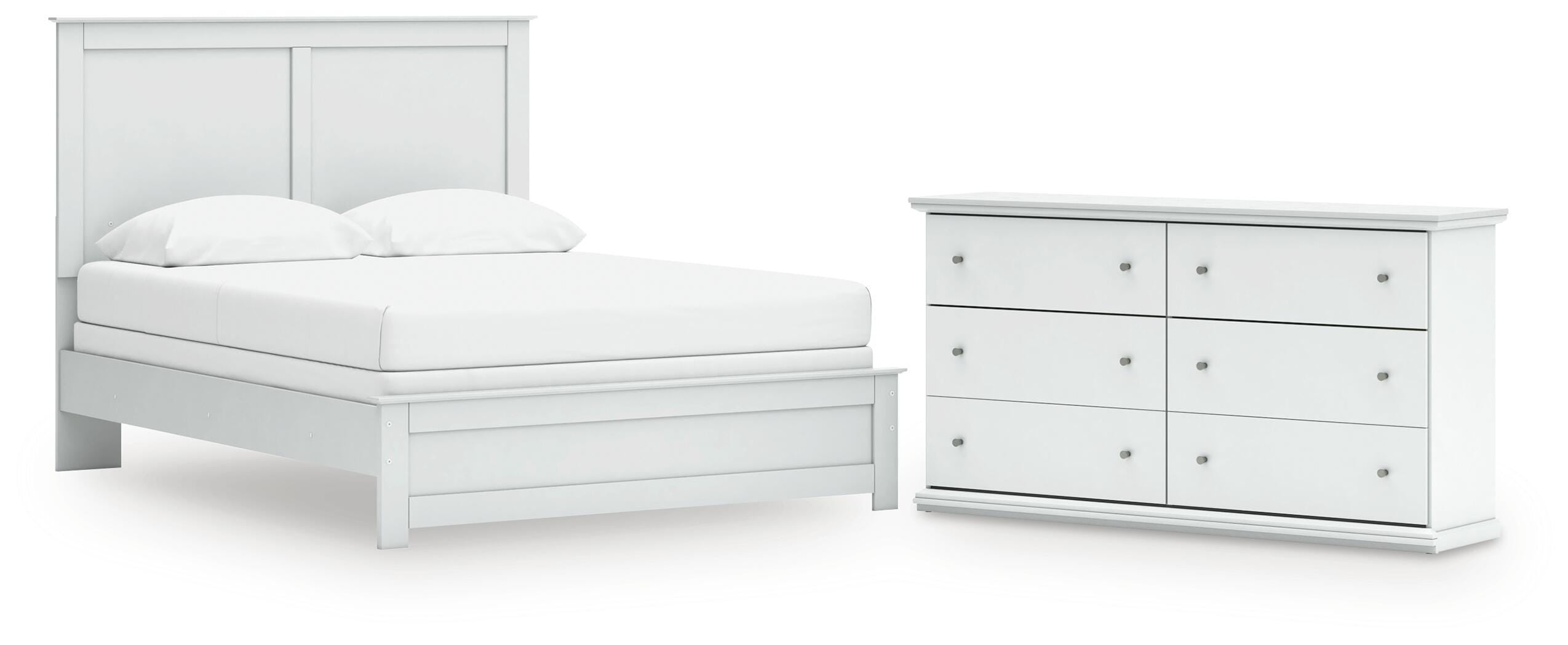 J&M Furniture - Ashley Furniture - Bostwick Shoals Queen Panel Bed and Dresser - Queen Panel Bed and Dresser - B139B56