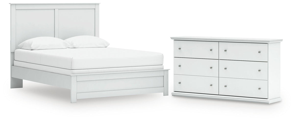J&M Furniture - Ashley Furniture - Bostwick Shoals Queen Panel Bed and Dresser - Queen Panel Bed and Dresser - B139B56