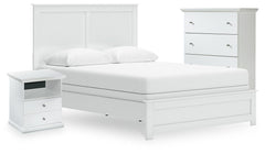 Bostwick Shoals Queen Panel Bed, Cheat and Nightstand