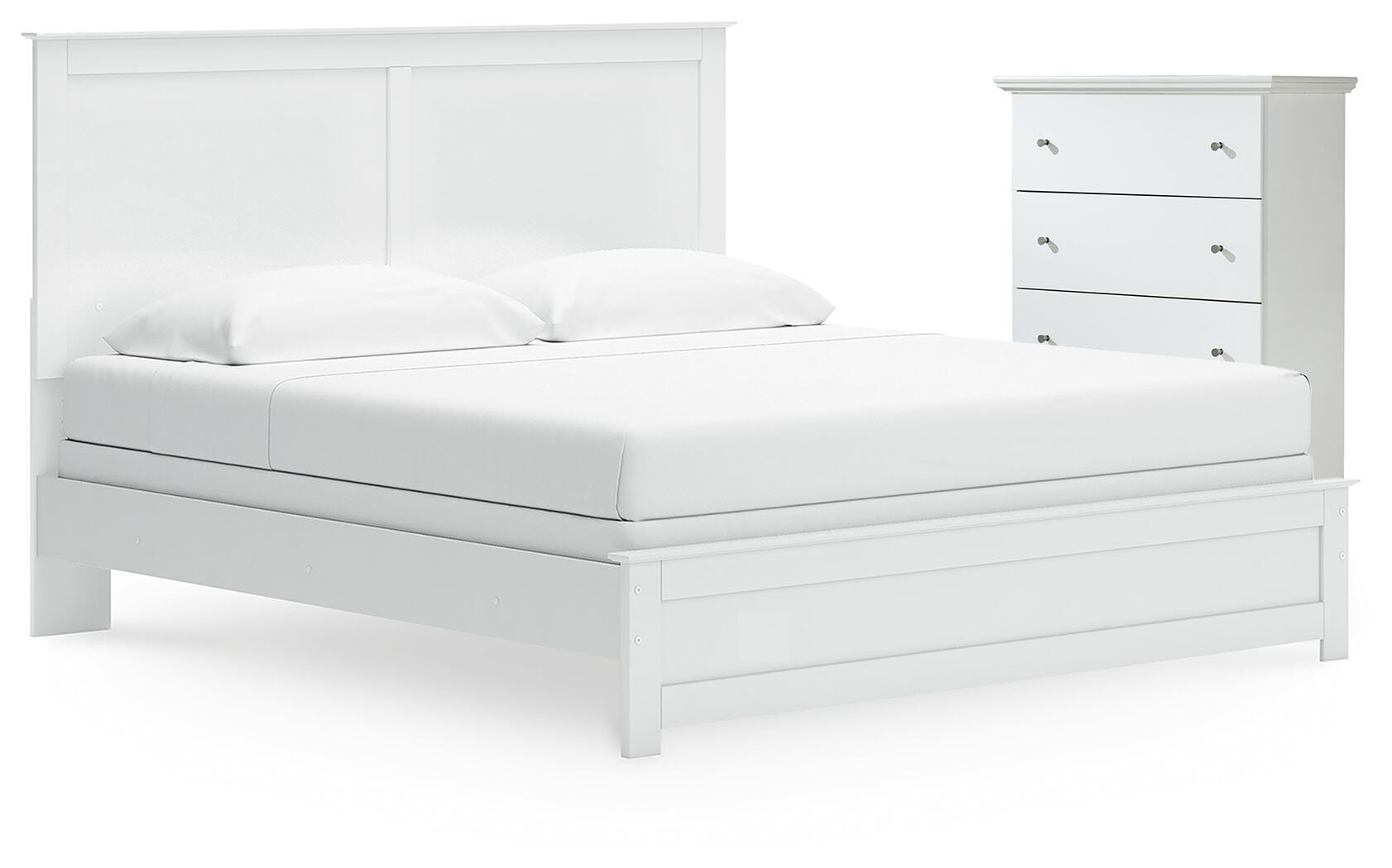 J&M Furniture - Ashley Furniture - Bostwick Shoals King Panel Bed and Chest - King Panel Bed and Chest - B139B63