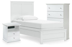 J&M Furniture - Ashley Furniture - Bostwick Shoals Twin Panel Bed, Chest and Nightstand - Twin Panel Bed, Chest and Nightstand - B139B64