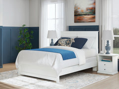 J&M Furniture - Ashley Furniture - Bostwick Shoals Queen Panel Bed - Queen Panel Bed / White - B139B43