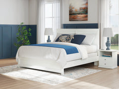 J&M Furniture - Ashley Furniture - Bostwick Shoals King Panel Bed - King Panel Bed / White - B139B47