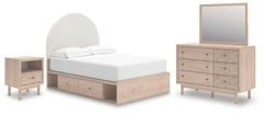 J&M Furniture - Ashley Furniture - Arloster Full Panel Storage Bed, Dresser, Mirror and Nightstand - Full Panel Storage Bed, Dresser, Mirror and Nightstand - PCB1566B17