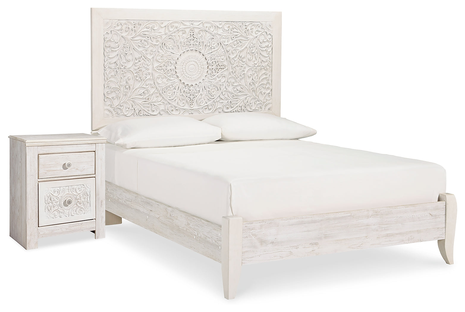 J&M Furniture - Ashley Furniture - Paxberry Full Panel Bed and Nightstand - Full Panel Bed and Nightstand - B181B20