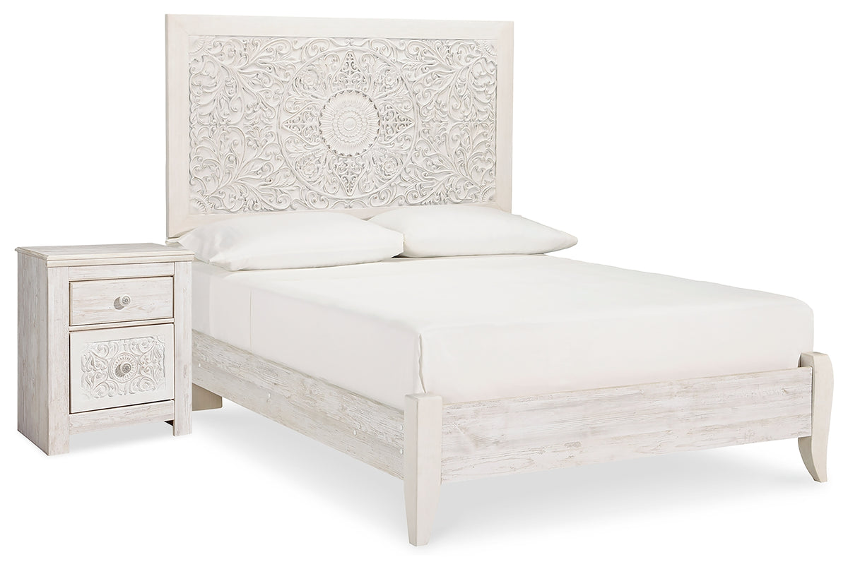 J&M Furniture - Ashley Furniture - Paxberry Full Panel Bed and Nightstand - Full Panel Bed and Nightstand - B181B20