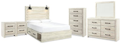 J&M Furniture - Ashley Furniture - Cambeck Queen Panel Bed with Storage, Dresser, Mirror, Chest and 2 Nightstands - Queen Panel Bed with Storage, Dresser, Mirror, Chest and 2 Nightstands - B192B122