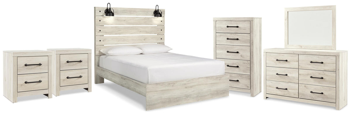 J&M Furniture - Ashley Furniture - Cambeck Queen Panel Bed, Dresser, Mirror, Chest and 2 Nightstands - Queen Panel Bed, Dresser, Mirror, Chest and 2 Nightstands - B192B108