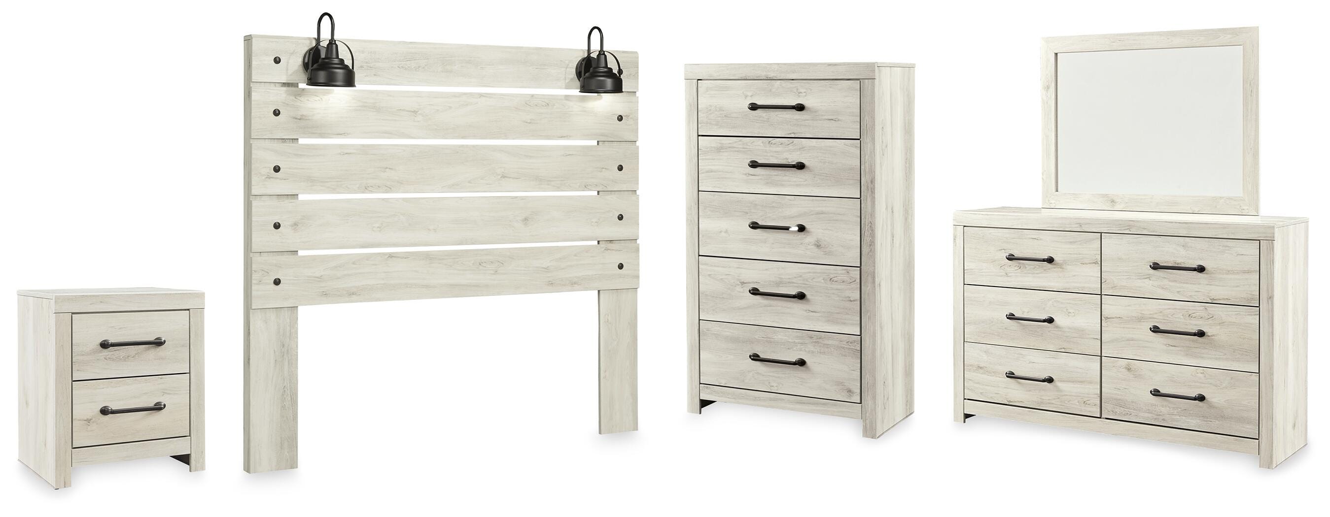 J&M Furniture - Ashley Furniture - Cambeck Queen Panel Headboard, Dresser, Mirror, Chest and Nightstand - Queen Panel Headboard, Dresser, Mirror, Chest and Nightstand - B192B133