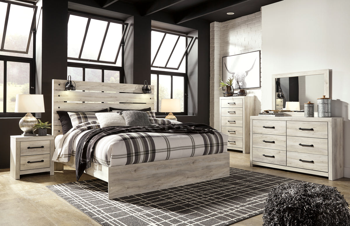 J&M Furniture - Ashley Furniture - Cambeck King Panel Bed, Dresser, Mirror, Chest and 2 Nightstands - King Panel Bed, Dresser, Mirror, Chest and 2 Nightstands - B192B102