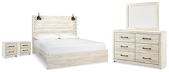 J&M Furniture - Ashley Furniture - Cambeck King Panel Bed, Dresser, Mirror and 2 Nightstands - King Panel Bed, Dresser, Mirror and 2 Nightstands - B192B130