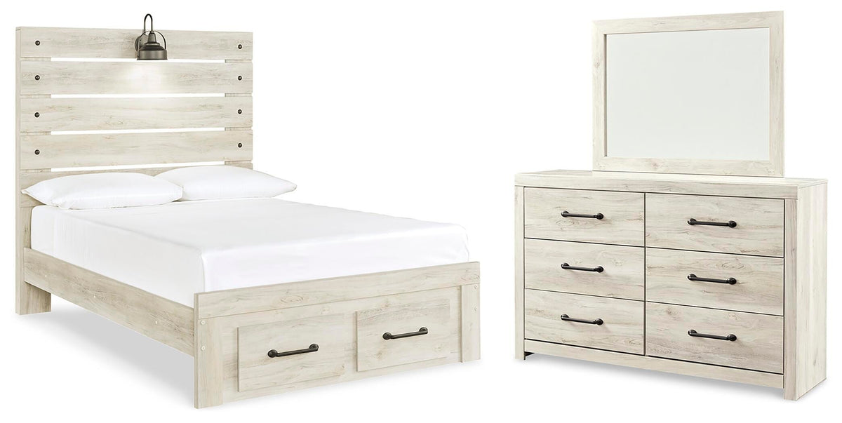 J&M Furniture - Ashley Furniture - Cambeck Full Storage Bed, Dresser and Mirror - Full Storage Bed, Dresser and Mirror - B192B129