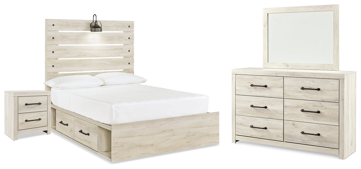 J&M Furniture - Ashley Furniture - Cambeck Full Panel Storage Bed, Dresser, Mirror and Nightstand - Full Panel Storage Bed, Dresser, Mirror and Nightstand - B192B89