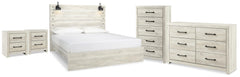J&M Furniture - Ashley Furniture - Cambeck King Panel Bed, Dresser, Chest and 2 Nightstands - King Panel Bed, Dresser, Chest and 2 Nightstands - B192B112