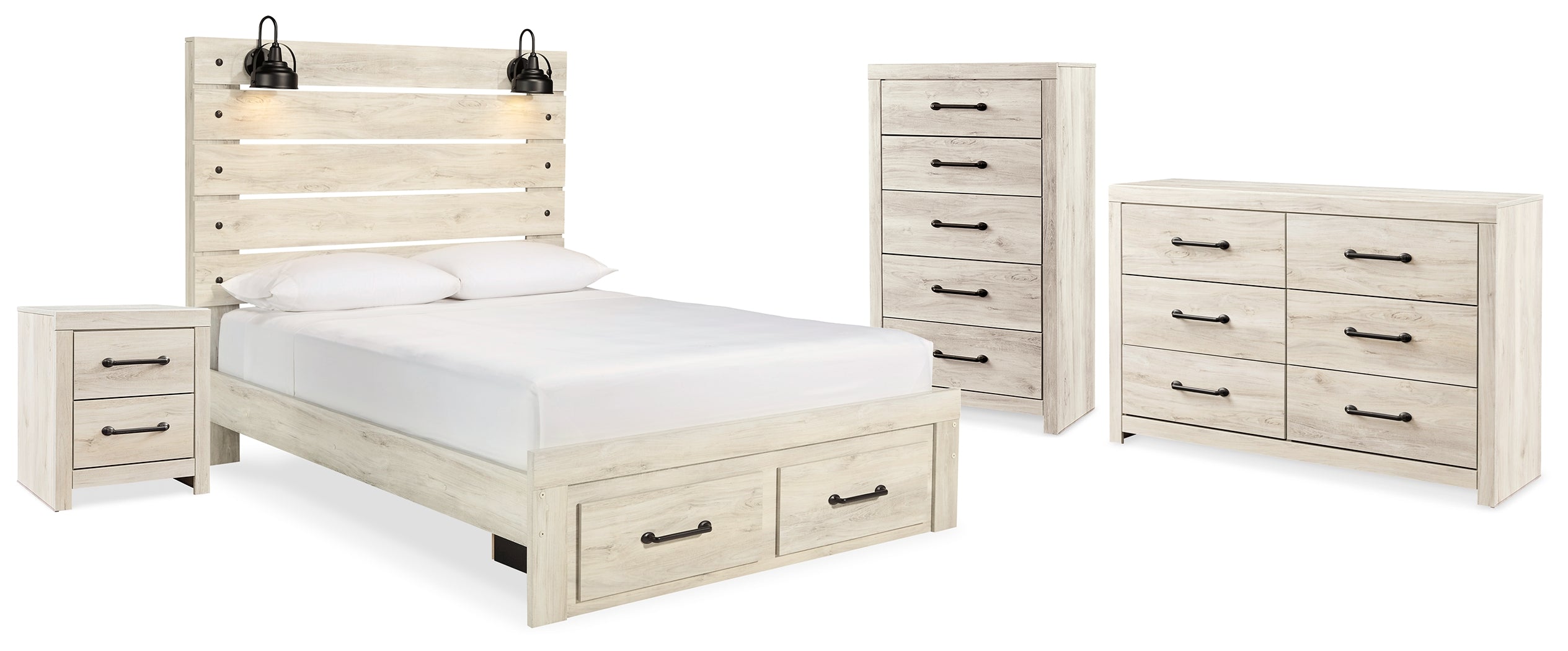 J&M Furniture - Ashley Furniture - Cambeck Queen Storage Bed, Dresser, Chest and Nightstand - Queen Storage Bed, Dresser, Chest and Nightstand - B192B96