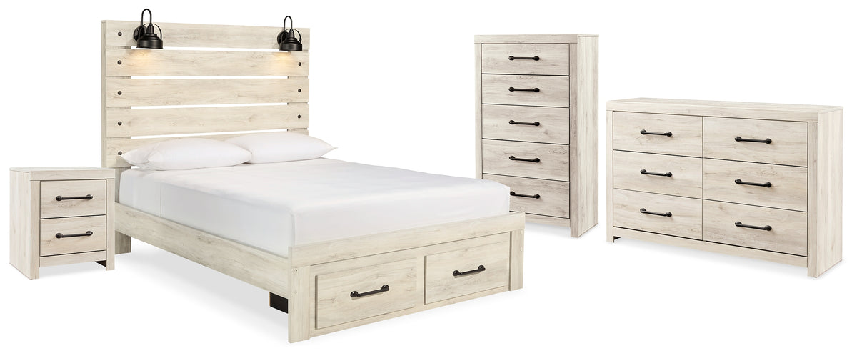 J&M Furniture - Ashley Furniture - Cambeck Queen Storage Bed, Dresser, Chest and Nightstand - Queen Storage Bed, Dresser, Chest and Nightstand - B192B96