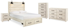 J&M Furniture - Ashley Furniture - Cambeck Queen Storage Bed, Dresser, Chest and Nightstand - Queen Storage Bed, Dresser, Chest and Nightstand - B192B96