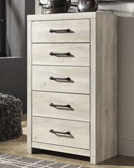 J&M Furniture - Ashley Furniture - Cambeck Chest of Drawers - Five Drawer Chest / Whitewash - B192-46