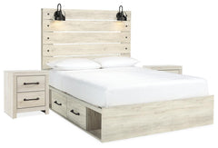 J&M Furniture - Ashley Furniture - Cambeck Queen Panel Storage Bed and 2 Nightstands - Queen Panel Storage Bed and 2 Nightstands - B192B135
