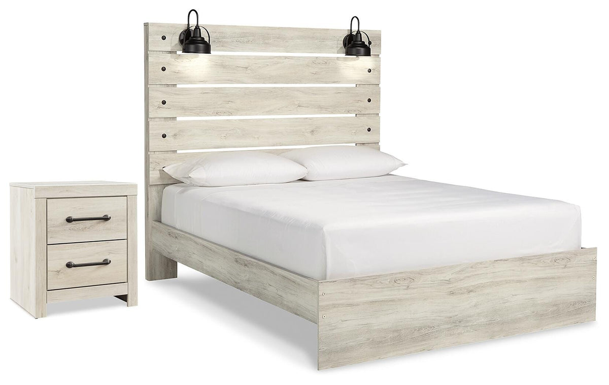 J&M Furniture - Ashley Furniture - Cambeck Queen Panel Bed and 2 Nightstands - Queen Panel Bed and 2 Nightstands - B192B119