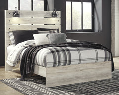 J&M Furniture - Ashley Furniture - Cambeck Queen Panel Bed - Queen Panel Bed / Whitewash - B192B4