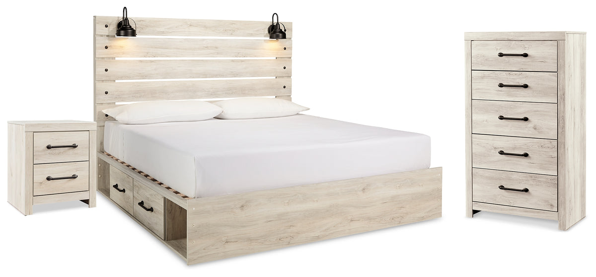 J&M Furniture - Ashley Furniture - Cambeck King Panel Bed with Storage, Chest and Nightstand - King Panel Bed with Storage, Chest and Nightstand - B192B101