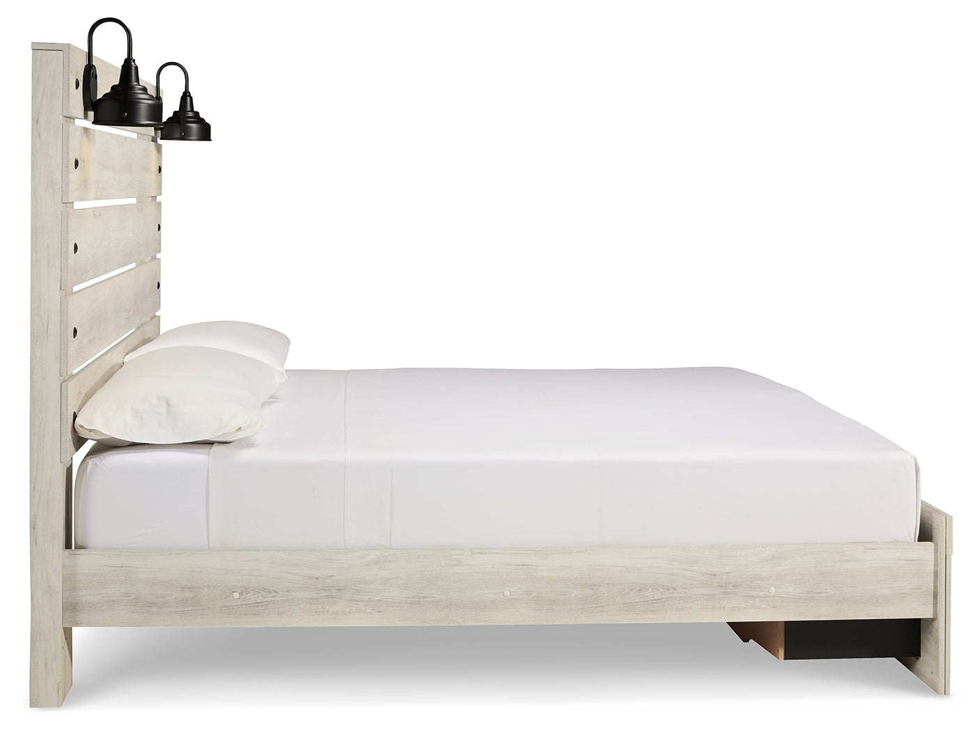 Cambeck King Panel Bed with 2 Storage Drawers