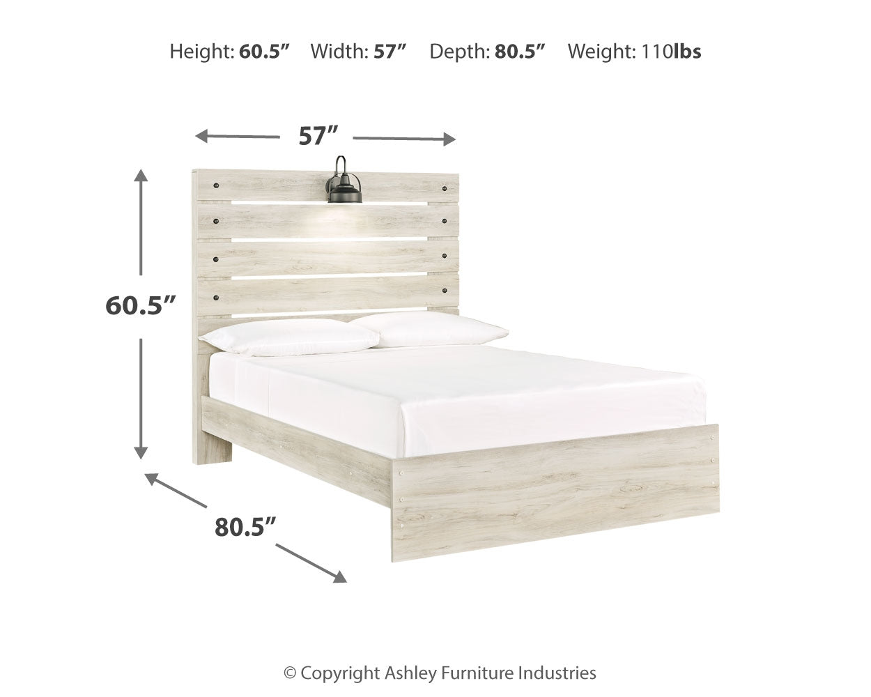 Cambeck Full Panel Bed
