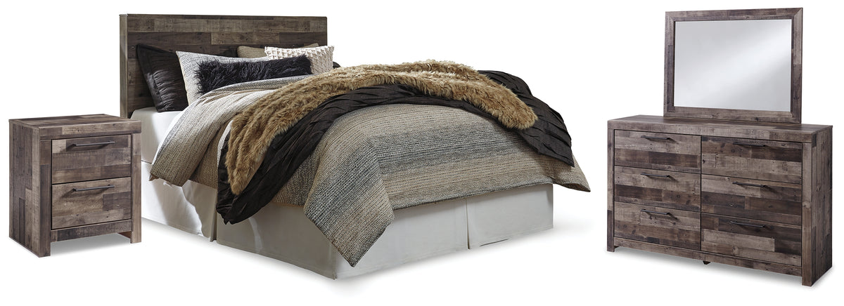 J&M Furniture - Ashley Furniture - Derekson Queen Panel Headboard, Dresser, Mirror and Nightstand - Queen Panel Headboard, Dresser, Mirror and Nightstand - B200B45