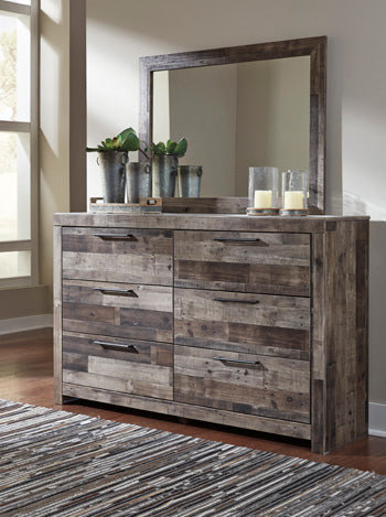 J&M Furniture - Ashley Furniture - Derekson Bedroom Mirror - Bedroom Mirror / Multi Gray - B200-36