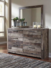 J&M Furniture - Ashley Furniture - Derekson Bedroom Mirror - Bedroom Mirror / Multi Gray - B200-36