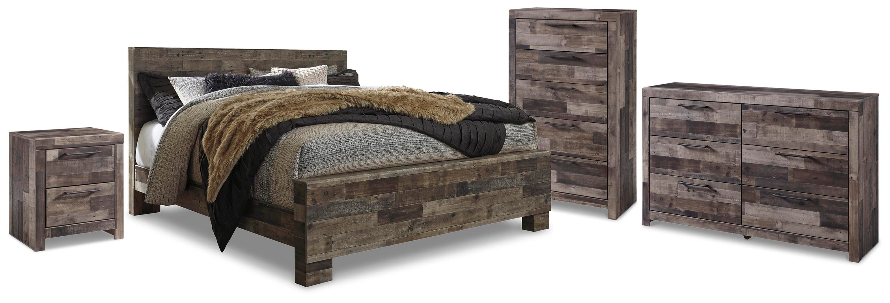 J&M Furniture - Ashley Furniture - Derekson Queen Panel Storage Bed, Dresser, Chest and Nightstand - Queen Panel Storage Bed, Dresser, Chest and Nightstand - B200B84