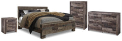 J&M Furniture - Ashley Furniture - Derekson Queen Panel Storage Bed, Dresser, Chest and Nightstand - Queen Panel Storage Bed, Dresser, Chest and Nightstand - B200B84
