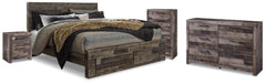 J&M Furniture - Ashley Furniture - Derekson King Panel Bed, Dresser, Chest and Nightstand - King Panel Bed, Dresser, Chest and Nightstand - B200B81