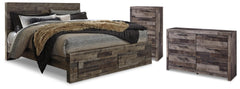 J&M Furniture - Ashley Furniture - Derekson King Storage Bed, Dresser and Chest - King Storage Bed, Dresser and Chest - B200B76