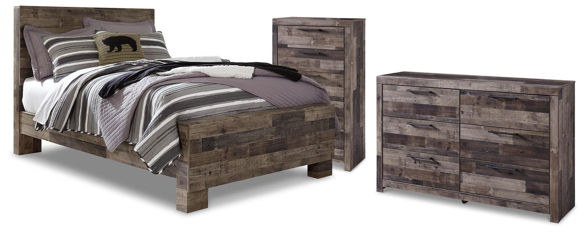J&M Furniture - Ashley Furniture - Derekson Full Panel Bed, Dresser and Chest - Full Panel Bed, Dresser and Chest - B200B77
