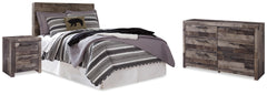J&M Furniture - Ashley Furniture - Derekson Full Panel Headboard, Dresser and Nightstand - Full Panel Headboard, Dresser and Nightstand - B200B57
