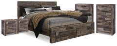 J&M Furniture - Ashley Furniture - Derekson Queen Panel Storage Bed, 2 Chests and 2 Nightstands - Queen Panel Storage Bed, 2 Chests and 2 Nightstands - B200B73