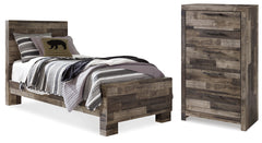 J&M Furniture - Ashley Furniture - Derekson Twin Panel Bed and Chest - Twin Panel Bed and Chest - B200B66