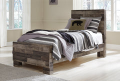 J&M Furniture - Ashley Furniture - Derekson Twin Panel Bed - Twin Panel Bed / Multi Gray - B200B2