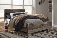 J&M Furniture - Ashley Furniture - Derekson Queen Panel Bed - Queen Panel Bed / Multi Gray - B200B6